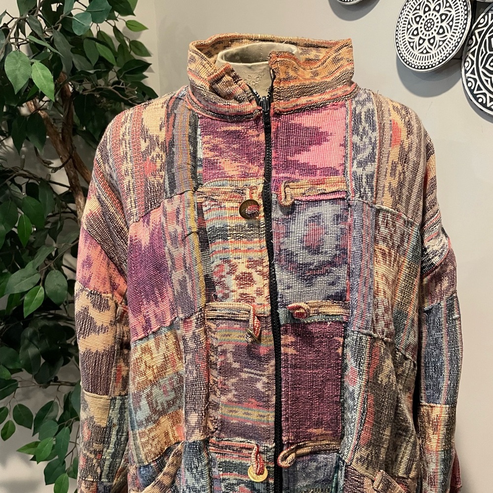Multicolor Patchwork Jacket - image 1
